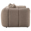 Sofa Hogan mocca chunky 3-seater fire retardant