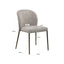 Dining chair Stacker  earth tweed fire retardant (Set of 2)