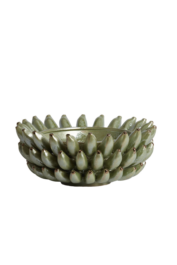 Dish 34x15 cm ZITA ceramics green pearl