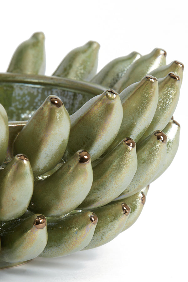 Dish 34x15 cm ZITA ceramics green pearl