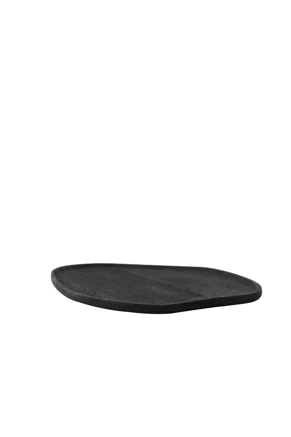 Dish 31,5x27x1,5 cm RONIA acacia wood matt black
