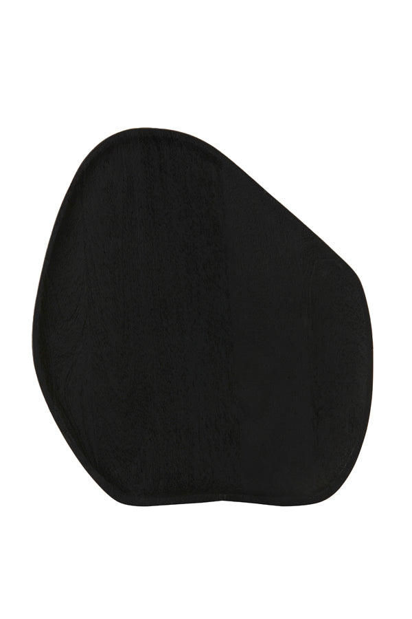 Dish 31,5x27x1,5 cm RONIA acacia wood matt black