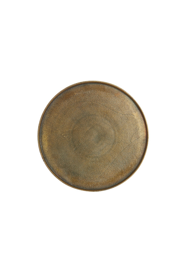 Dish 40x1,5 cm MAES antique bronze