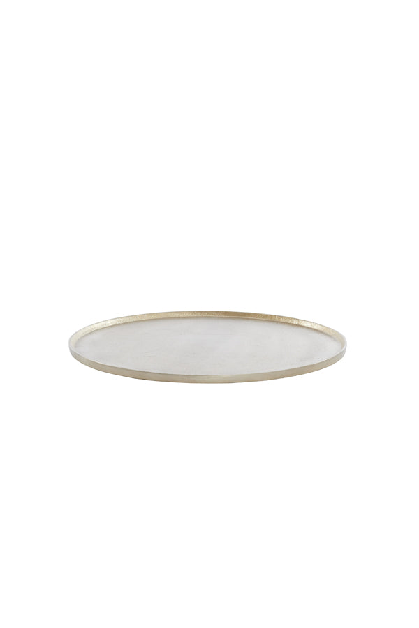 Dish 40x1,5 cm MAES light gold