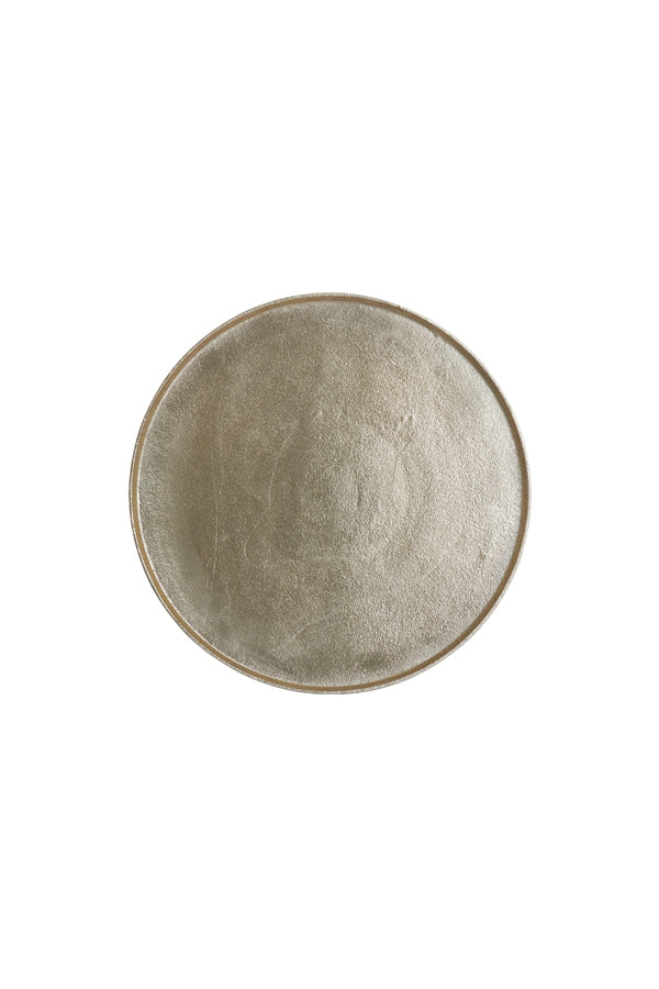 Dish 40x1,5 cm MAES light gold