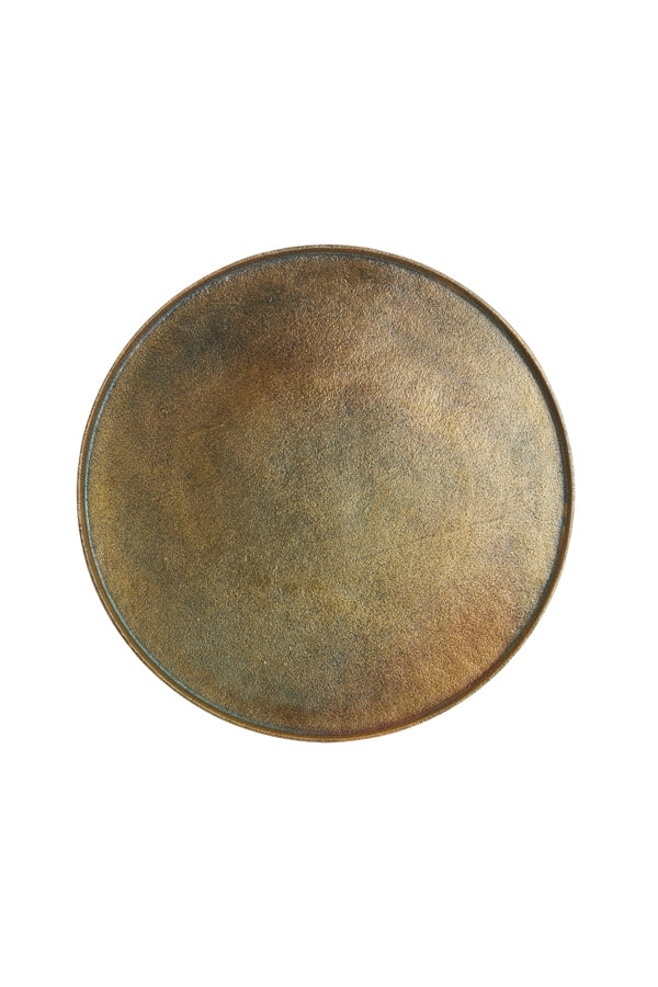 Dish 50x1,5 cm MAES antique bronze