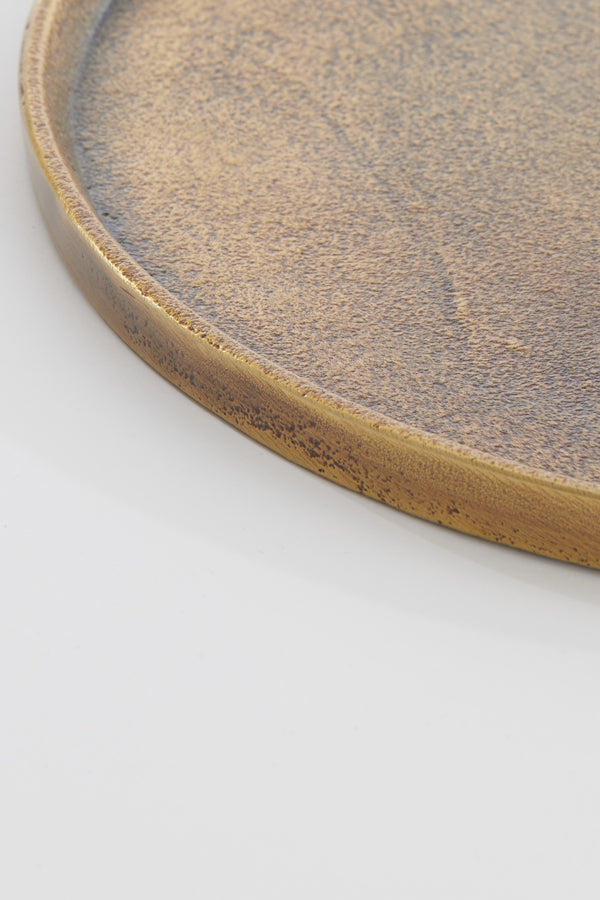 Dish 50x1,5 cm MAES antique bronze