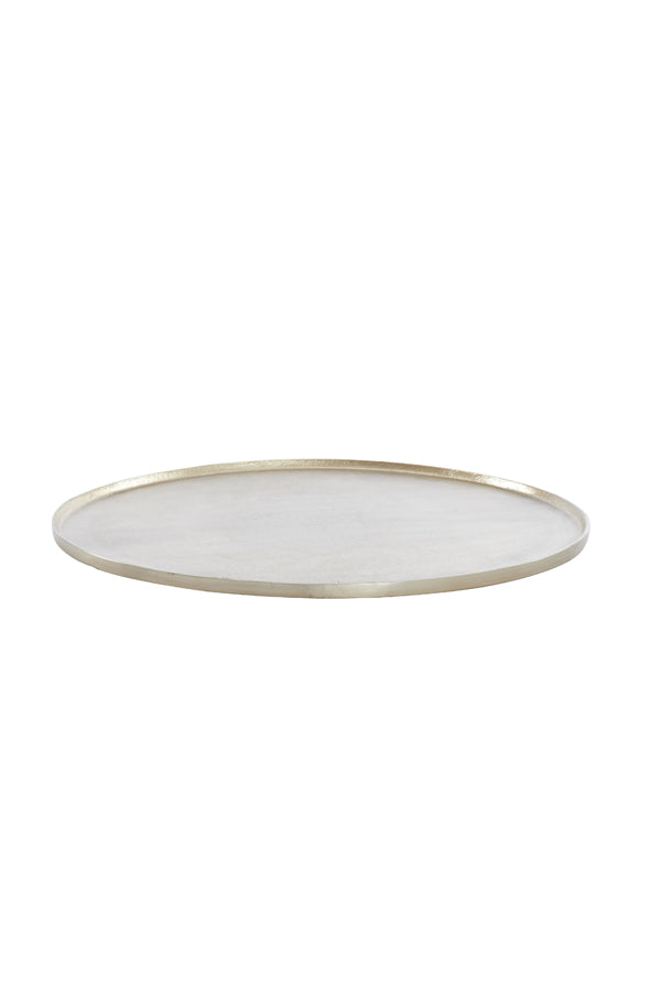 Dish 50x1,5 cm MAES light gold
