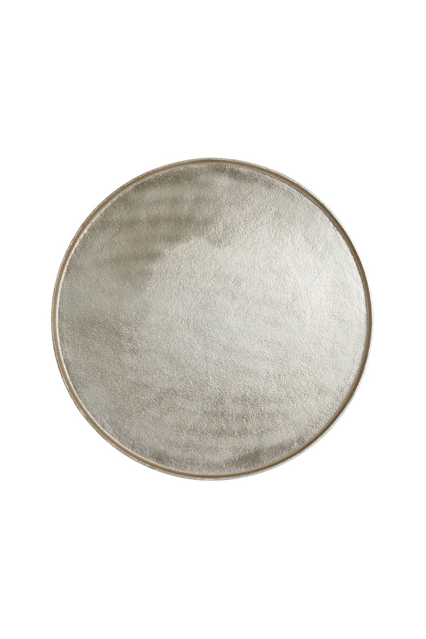 Dish 50x1,5 cm MAES light gold
