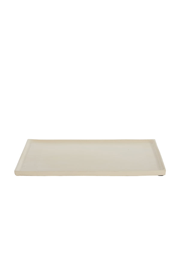 Dish 39,5x39,5x1,5 cm MAES cream