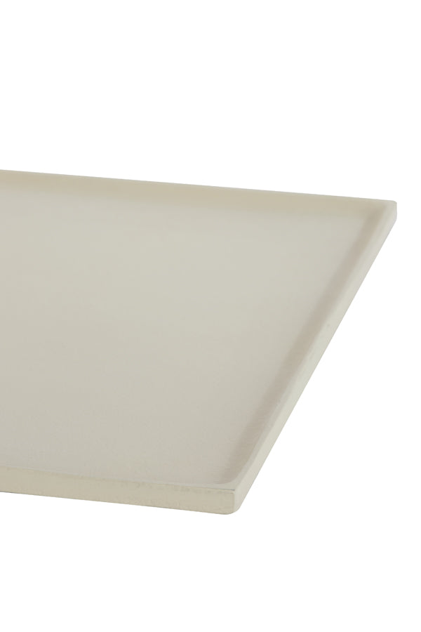 Dish 39,5x39,5x1,5 cm MAES cream