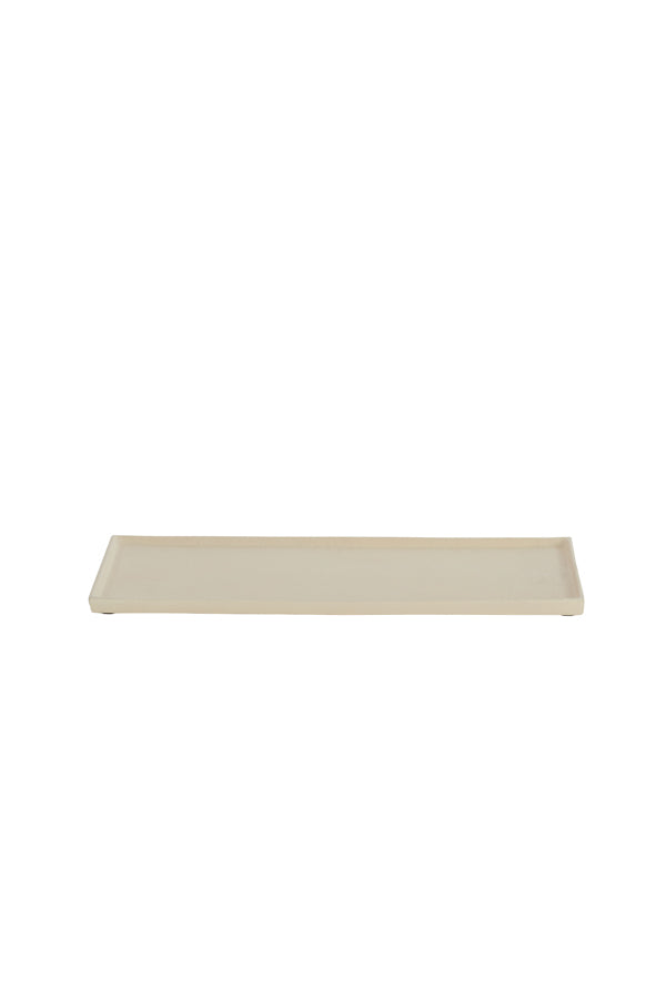 Dish 40x19x1 cm MAES cream