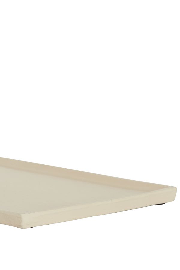 Dish 40x19x1 cm MAES cream