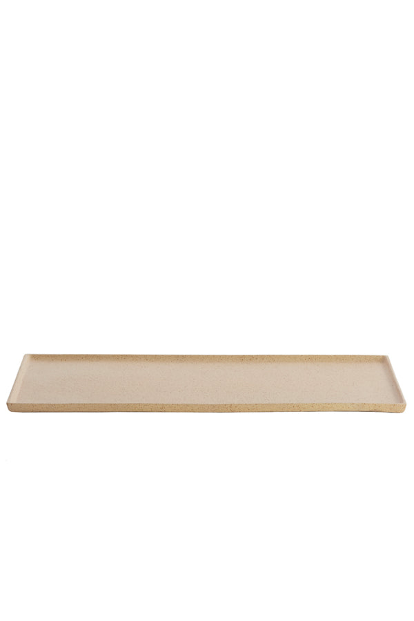 Dish 49x19x1 cm MAES sand+light brown spotted