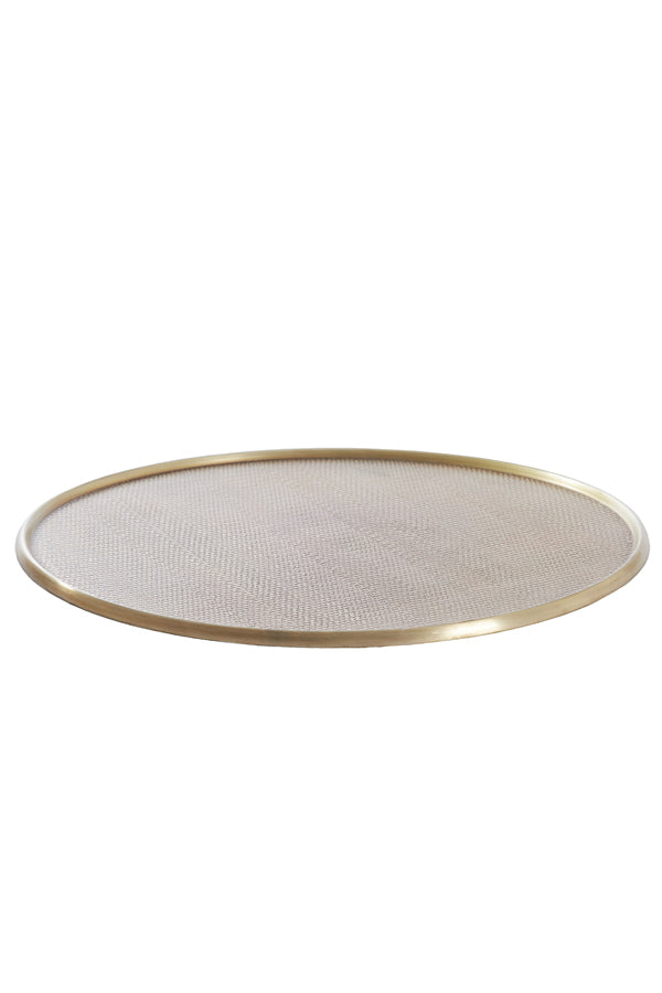 Dish 38x1,5 cm ILAY antique bronze