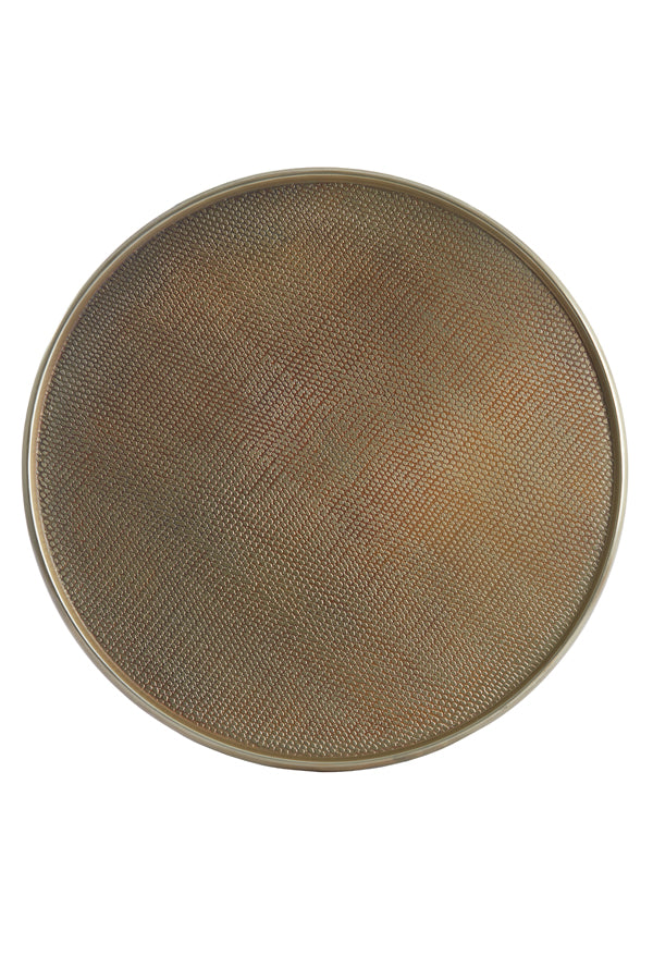 Dish 38x1,5 cm ILAY antique bronze