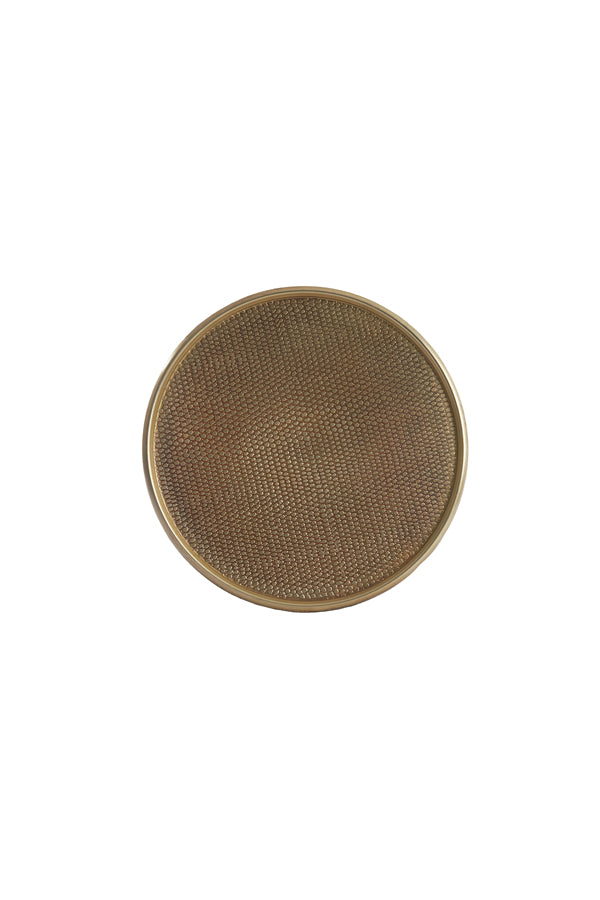Dish 23x1,5 cm ILAY antique bronze