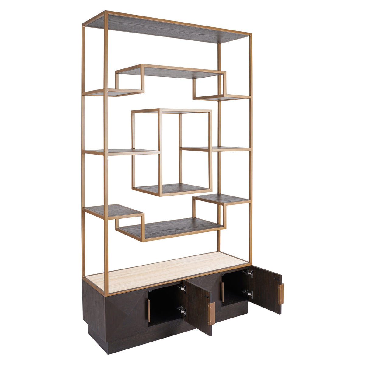 Display cabinet Claremont brown