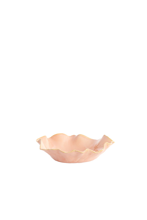 Dish 21,5x18,5x6,5 cm BANDA ceramics pink