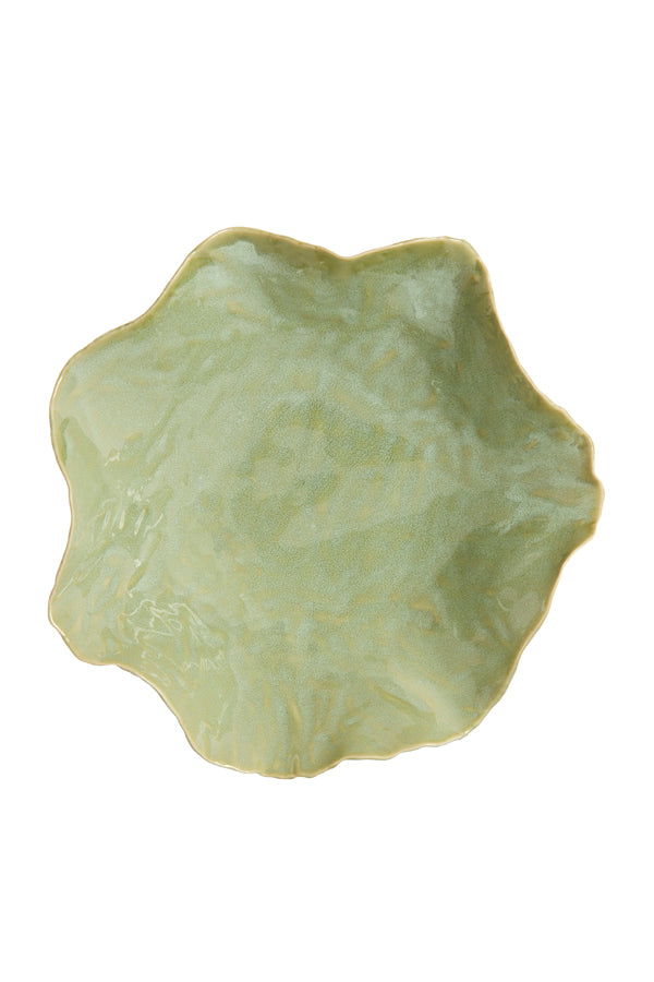Dish 34x31x11 cm BANDA ceramics mint green
