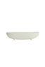Dish on base 38x15x9 cm ROSANA cream