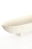 Dish on base 50x14x9 cm ROSANA white+grey