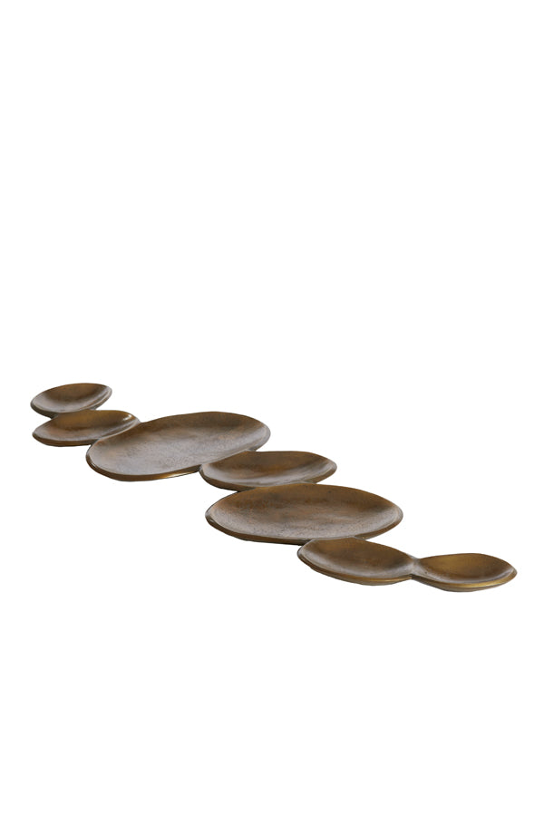 Dish 61x19x2 cm NICOSIA antique bronze