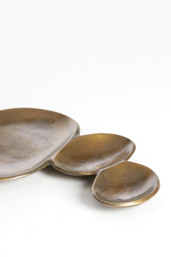 Dish 61x19x2 cm NICOSIA antique bronze