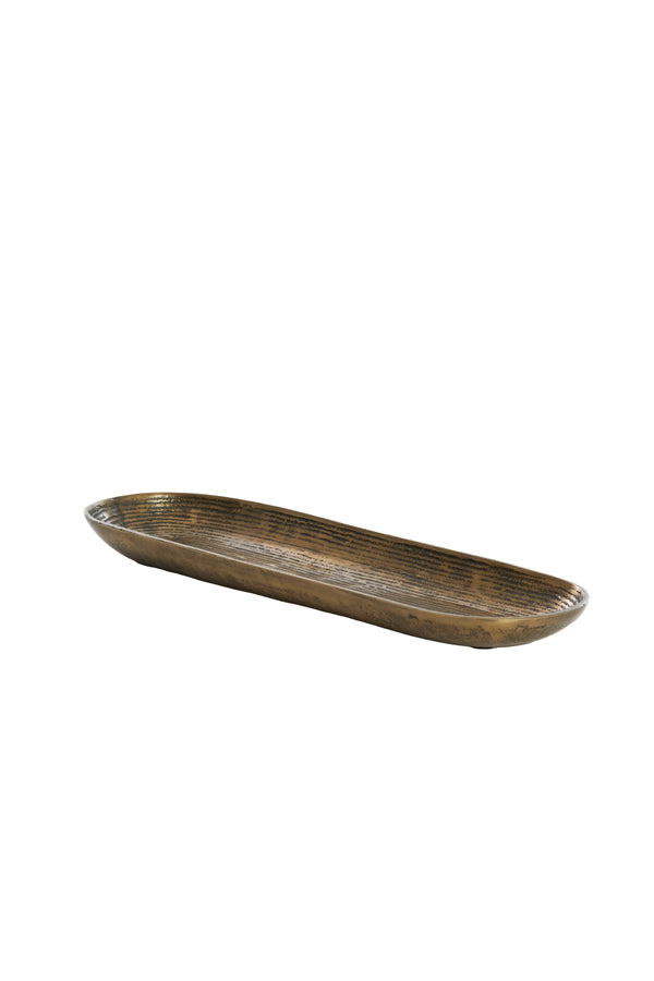 Dish 50x16x4 cm BOIRA antique bronze