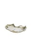 Dish 30,5x30,5x5 cm REDIU ceramics cream+olive green