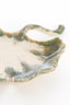 Dish 30,5x30,5x5 cm REDIU ceramics cream+olive green