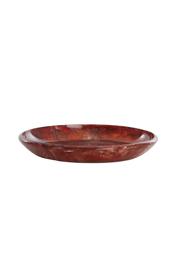 Dish 34x6 cm BELAWAN burgundy