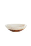 Dish 26x7,5 cm BINANGA cream+brown