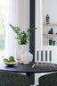 Dish 26x7,5 cm BINANGA white+green