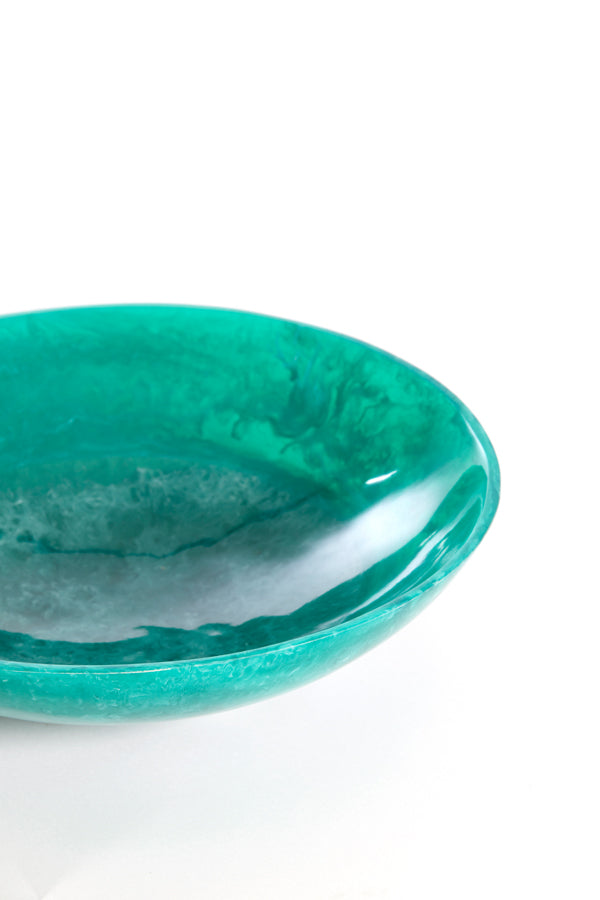 Dish 34x7,5 cm BINANGA petrol+emerald