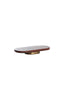 Dish on base 36x17x4,5 cm BELO red agate+antique bronze