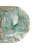 Dish on base 50x24x6 cm BELO green agate+cream