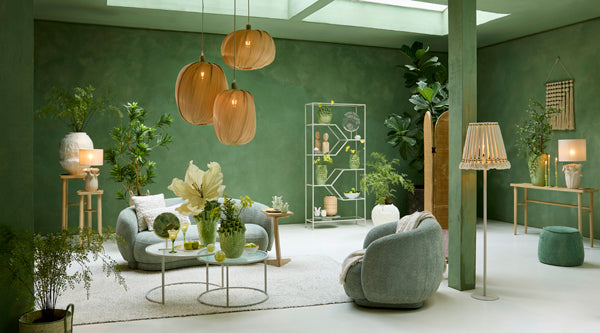 Dish on base 50x24x6 cm BELO green agate+cream