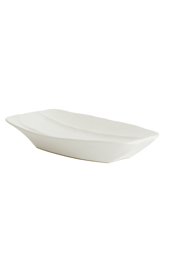 Dish 45,5x25x7,5 cm BENFICO matt white