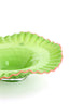 Dish 42x12 cm BERANE glass green+pink