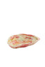 Dish 30,5x18x7 cm KALAKO ceramics cream+red+yellow
