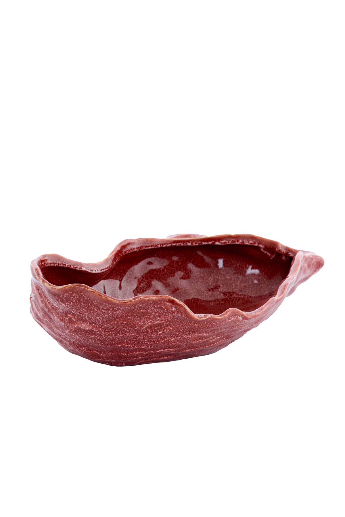Dish 41x20,5x10 cm KALAKO ceramics coral