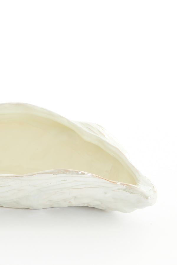 Dish 41x20,5x10 cm KALAKO ceramics cream pearl