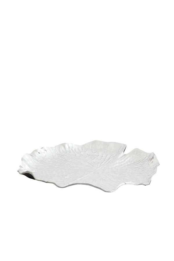 Dish 31x3,5 cm RAVINA metallic silver