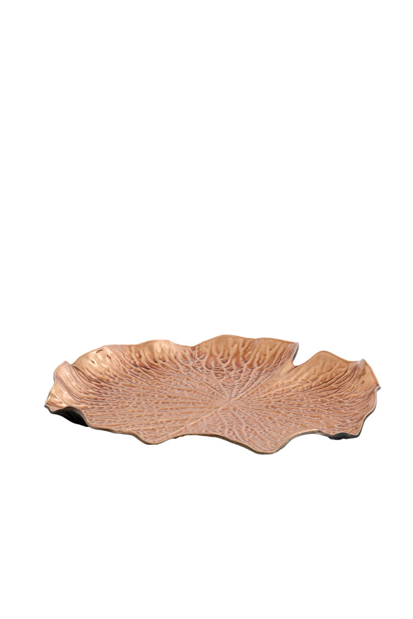 Dish 31x3,5 cm RAVINA metallic bronze