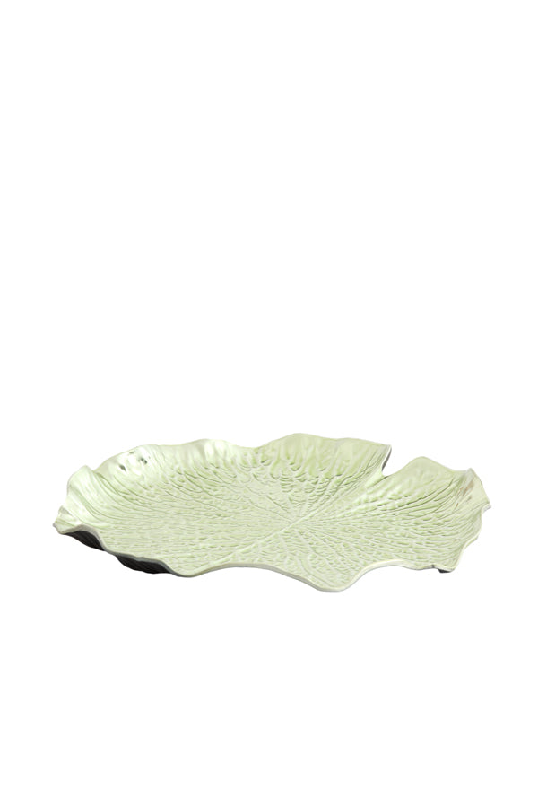 Dish 31x3,5 cm RAVINA metallic light green