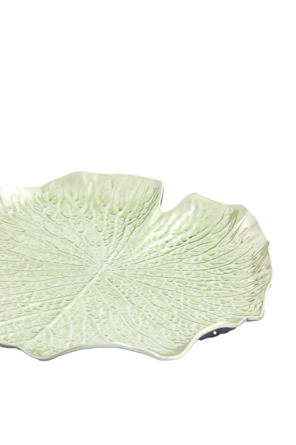 Dish 31x3,5 cm RAVINA metallic light green