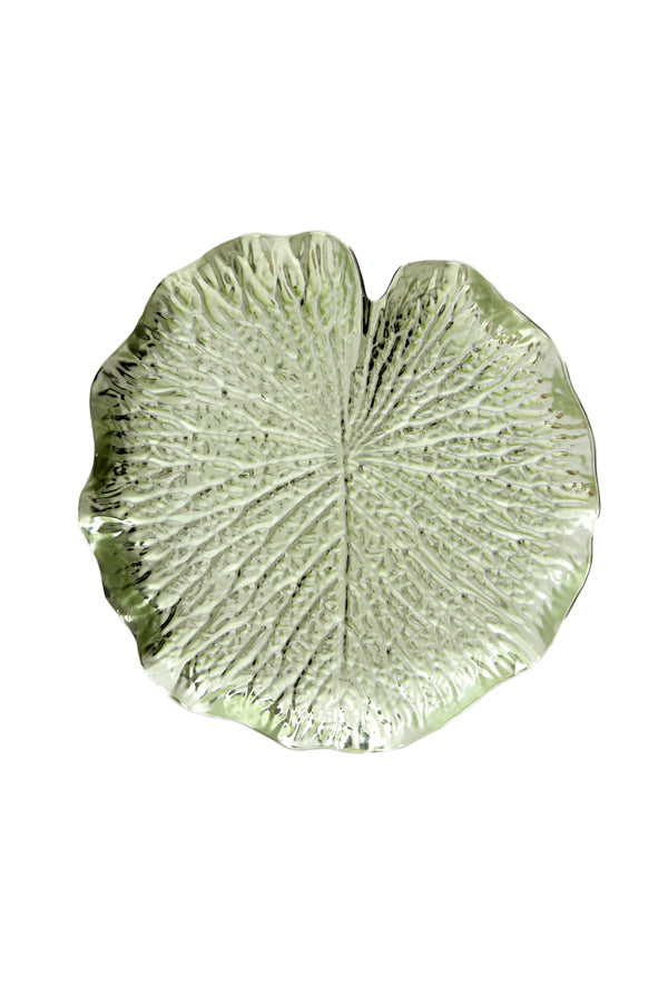 Dish 31x3,5 cm RAVINA metallic light green