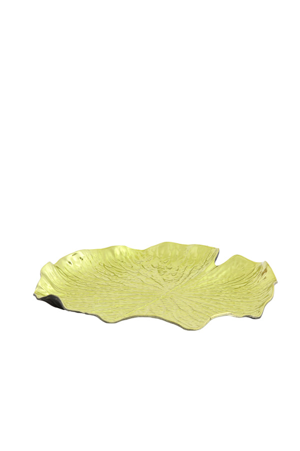 Dish 31x3,5 cm RAVINA metallic green