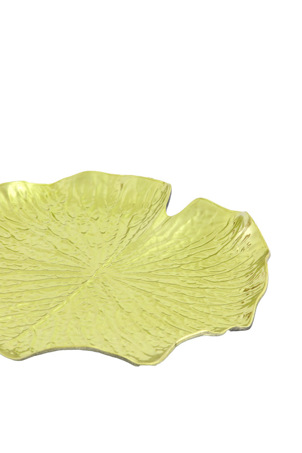 Dish 31x3,5 cm RAVINA metallic green